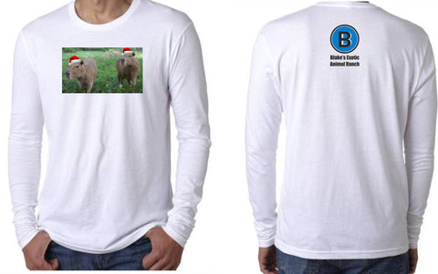 Holiday Long Sleeve Shirt with Thing 1 & Thing 2 (Capybara)