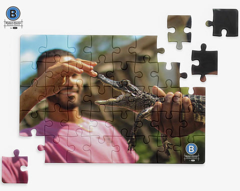 Blake and The Baby Gator Jigsaw Puzzle